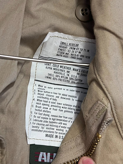 Support Tan US Made Military Jacket