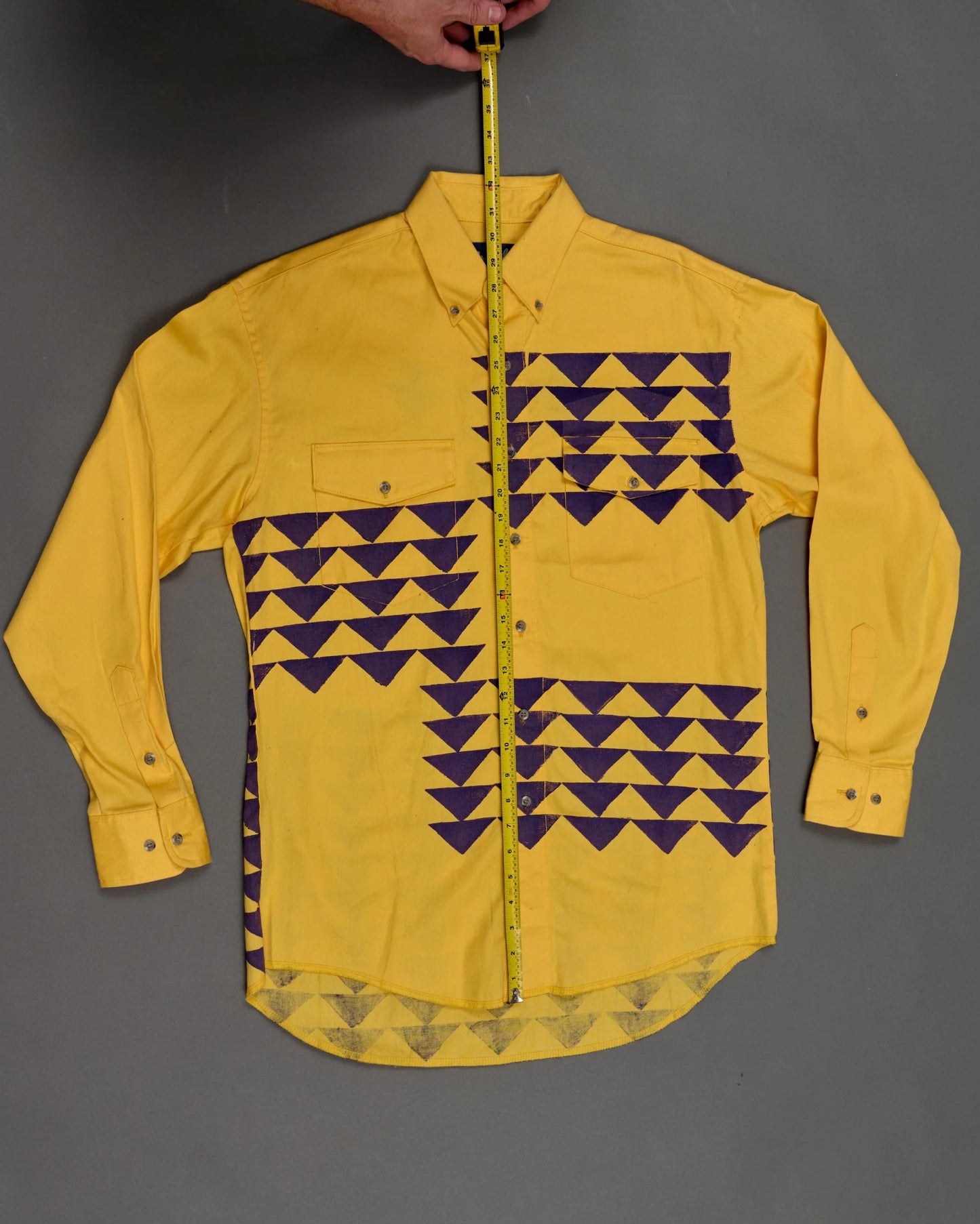 Yellow Wrangler Button Up
