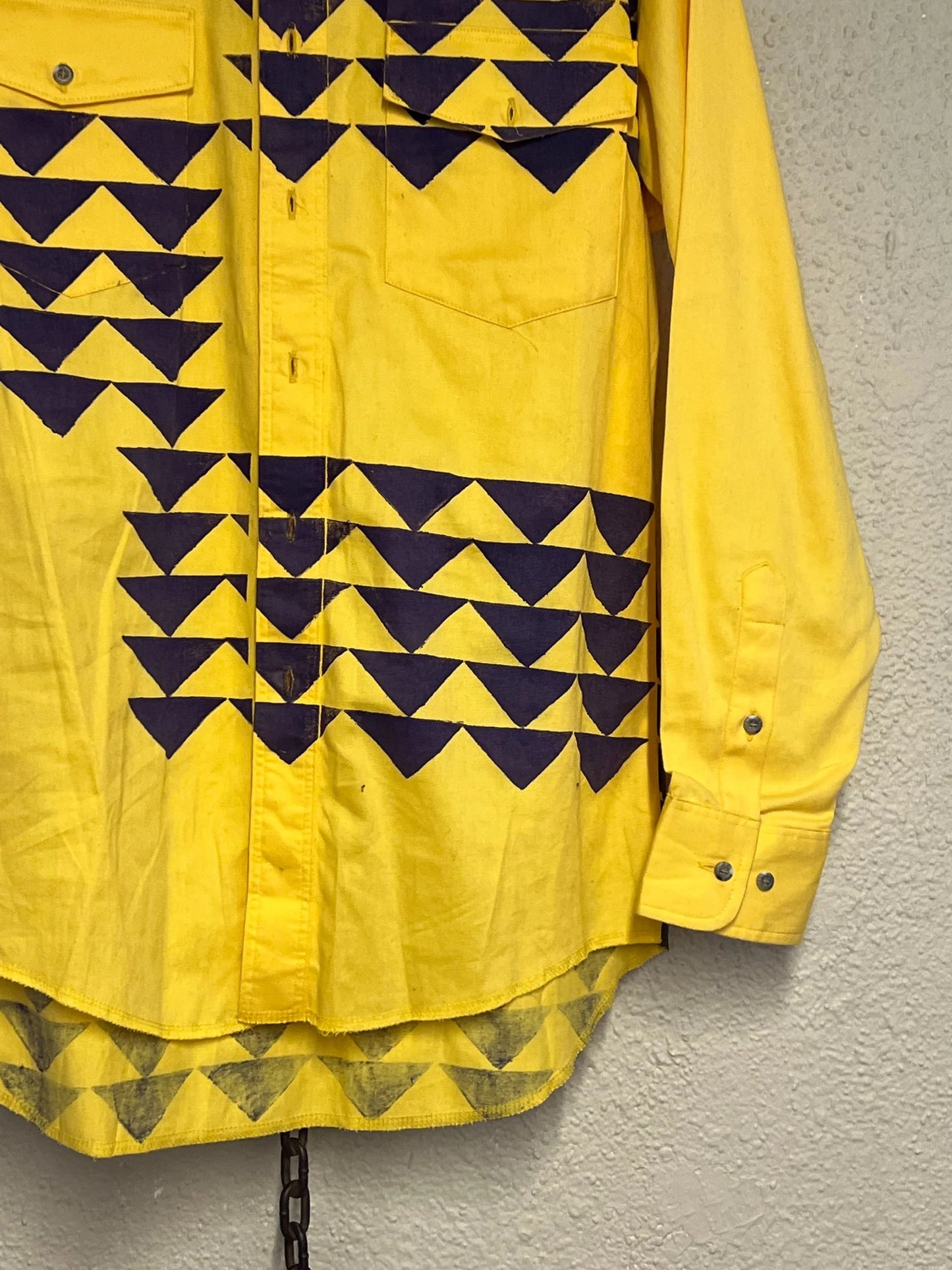 Yellow Wrangler Button Up