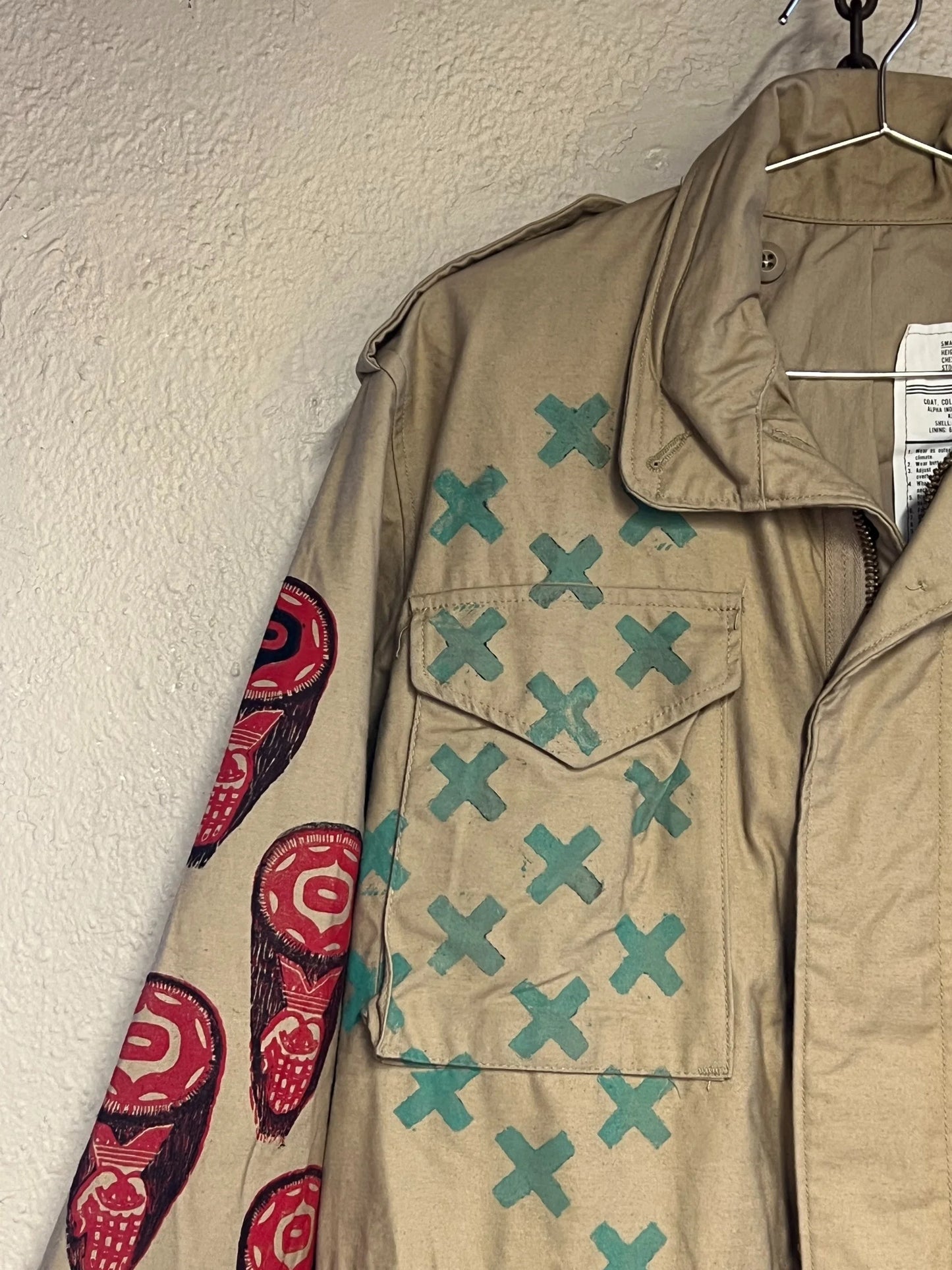 Support Tan US Made Military Jacket