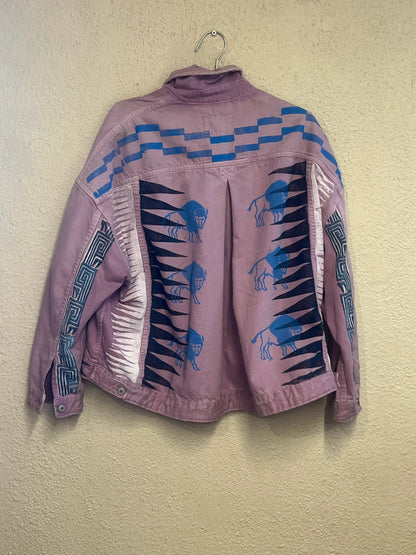 Denim Jacket 003 purple