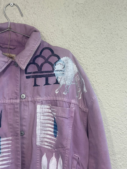 Denim Jacket 003 purple