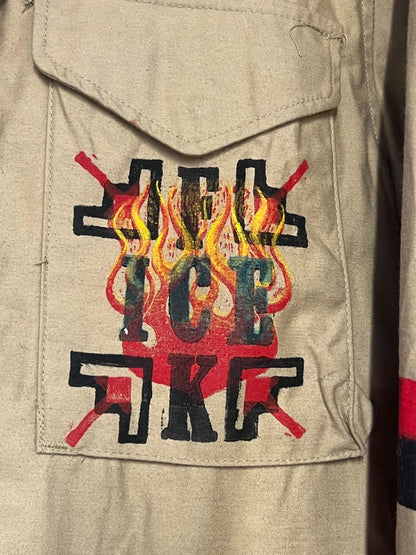 Support Tan US Made Military Jacket