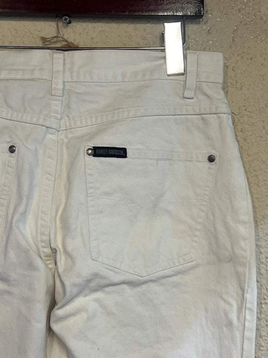 Denim Pants 003 White HD
