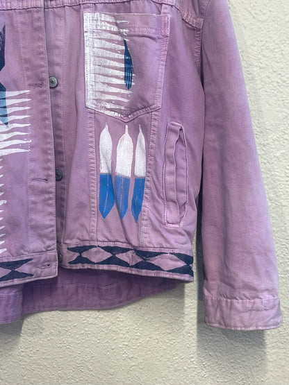 Denim Jacket 003 purple