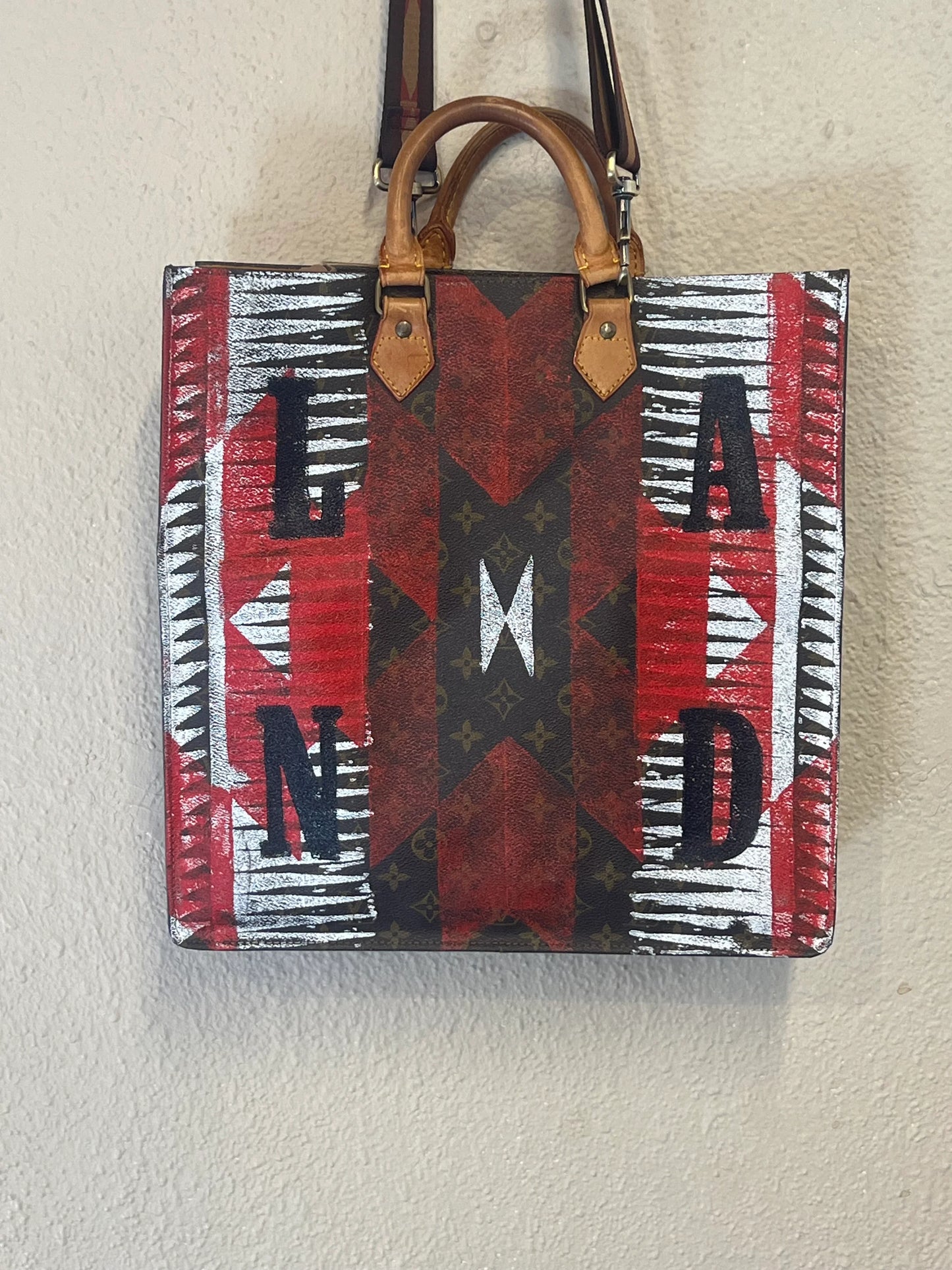 Land Back Baggy Louie V tote