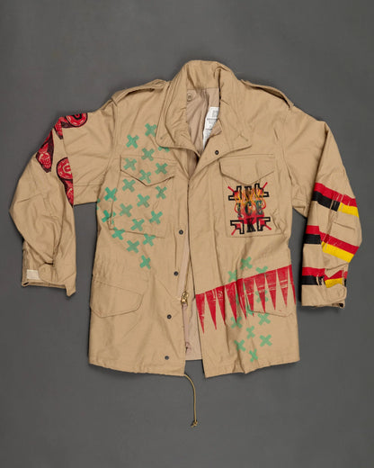 Support Tan US Made Military Jacket