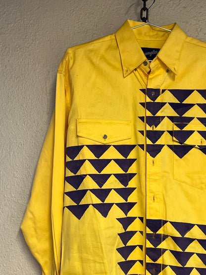 Yellow Wrangler Button Up