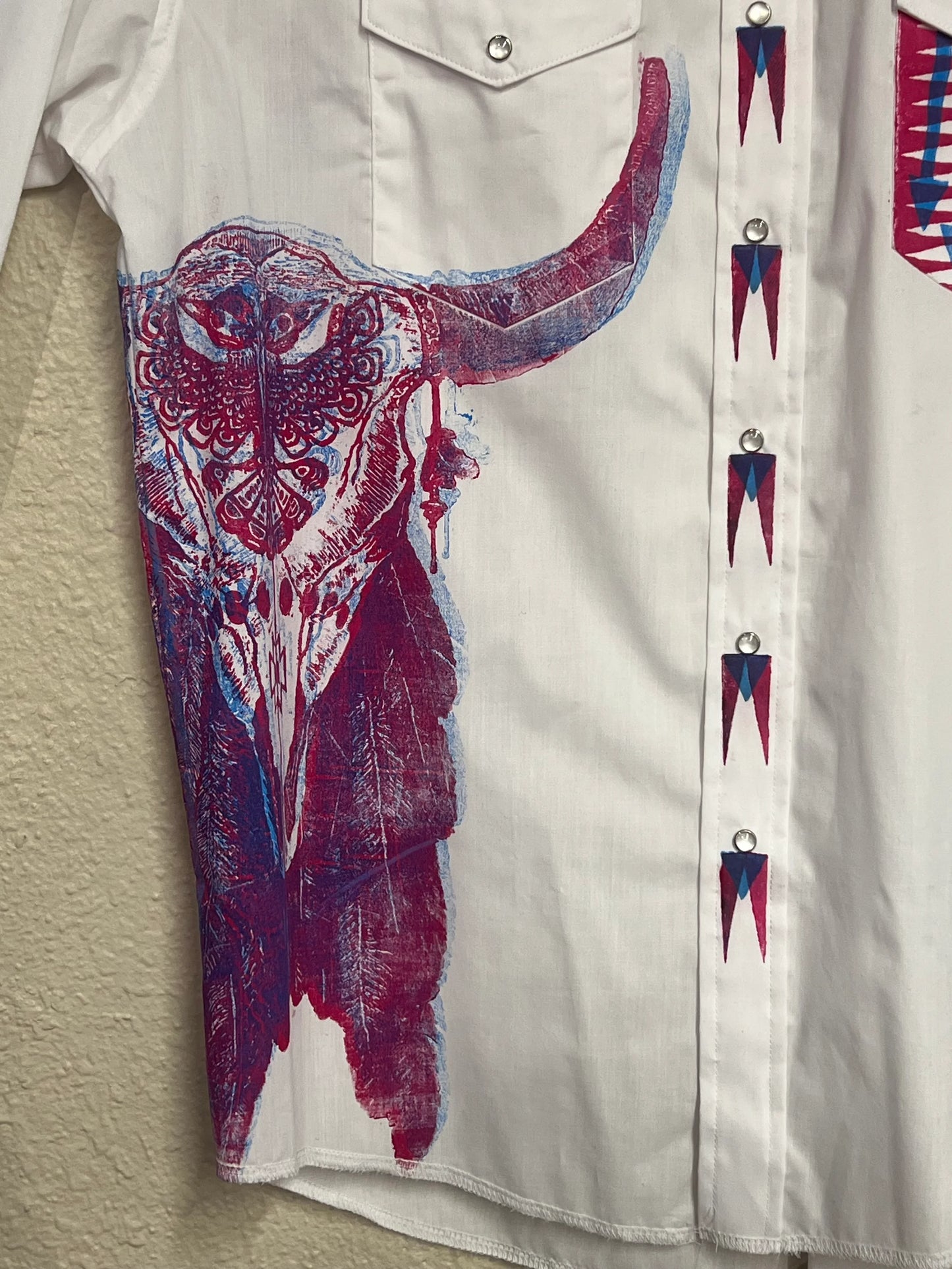 Snap Shirt 005 Skull