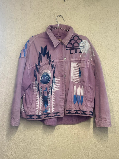 Denim Jacket 003 purple