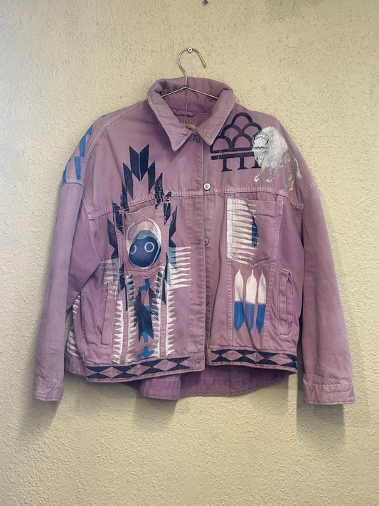 Denim Jacket 003 purple
