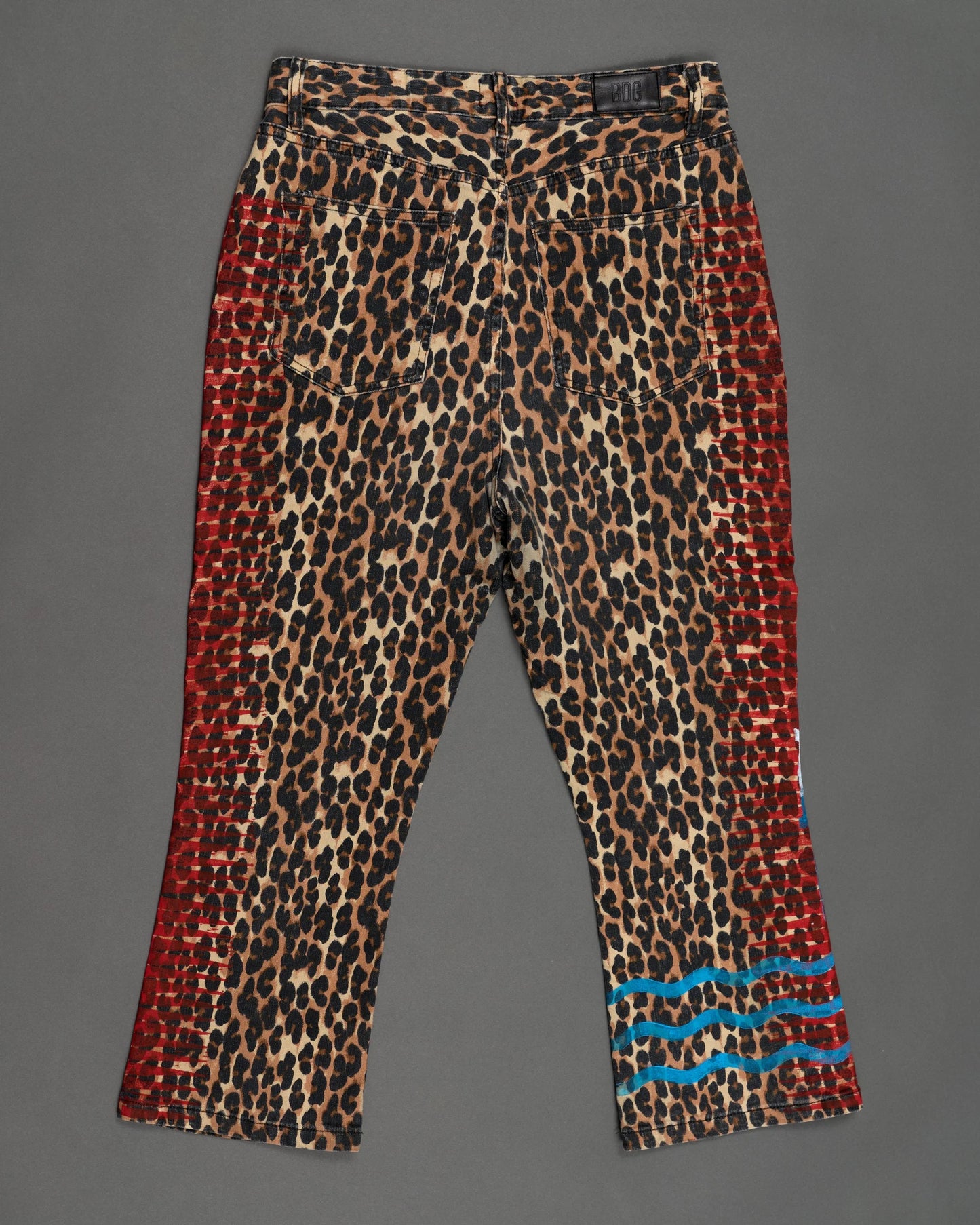 Denim Pants 007 Leopard