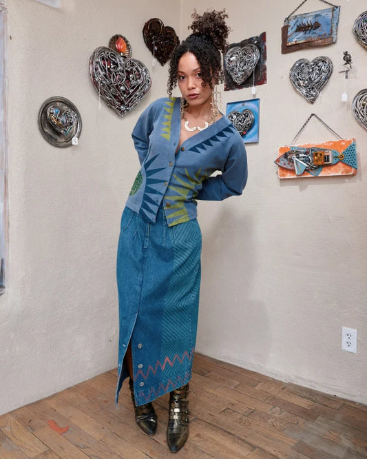 Denim Skirt 001