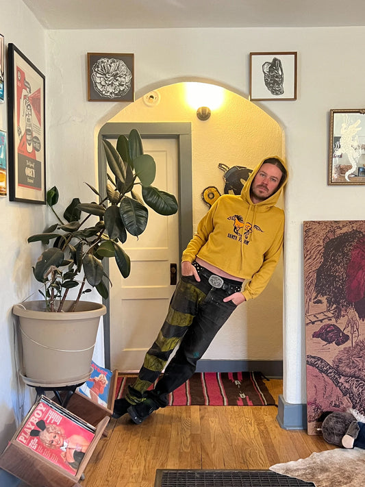 RHS Cropped Fleece Hoodie
