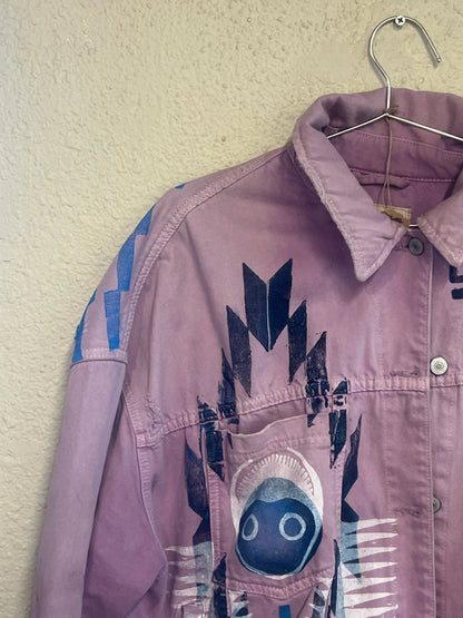 Denim Jacket 003 purple