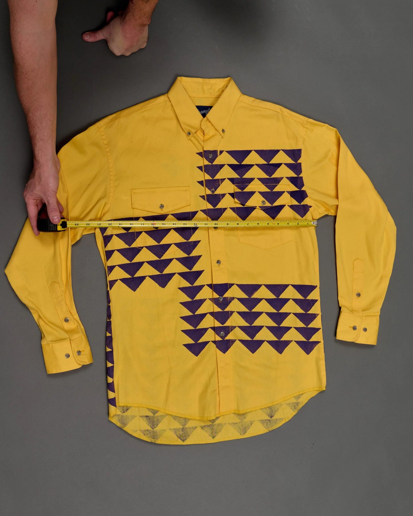 Yellow Wrangler Button Up