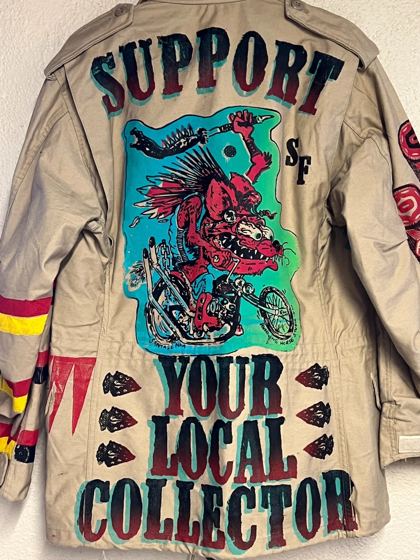 Support Tan US Made Military Jacket