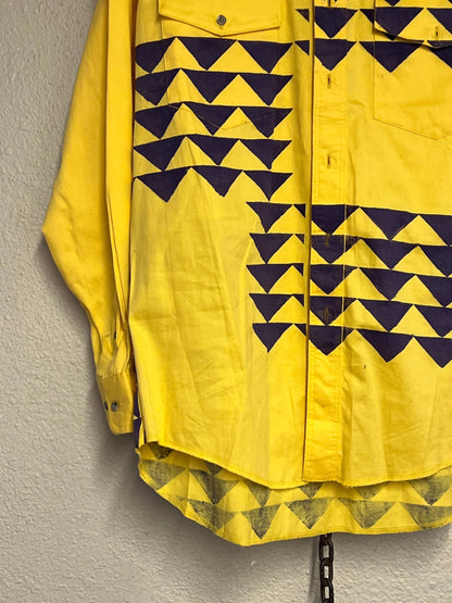 Yellow Wrangler Button Up