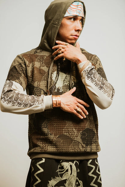 Hoodie 001 Buffalo Camo