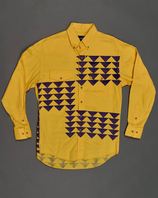 Yellow Wrangler Button Up