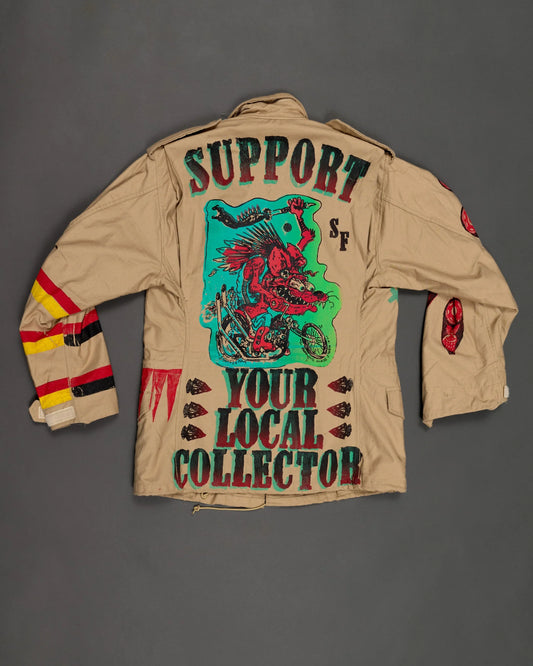 Support Tan US Made Military Jacket