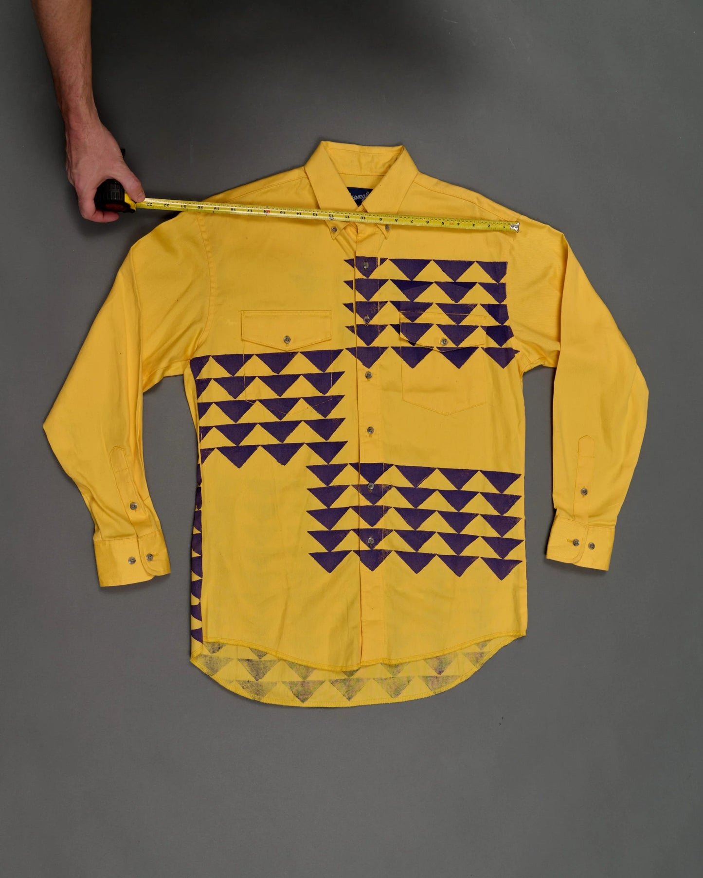 Yellow Wrangler Button Up